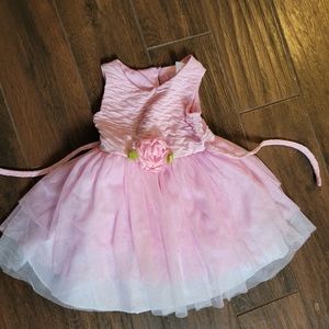 Youngland, 4T light pink sleeveless dress with tulle skirt